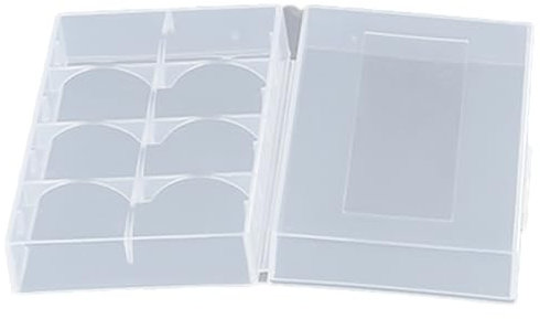 Transparente Batterie-Aufbewahrungsbox für 1 Stück / 2 Stück 21700 Batterien, schützt Ihre Batterien vor Kurzschluss und