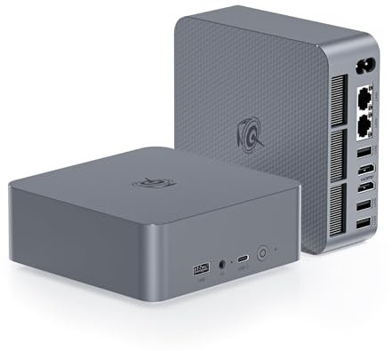 Beelink Mini PC EQR6, AMD Ryzen 9 6900HX, 8C/16T, Bis Zu 4,9GHz, 32G DDR5 RAM 1TB PCIe4.0 SSD, 4K Display, HDMI, Gigabit Ethernet, WiFi6, BT5.2