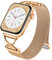 CeMiKa Metall Armband Kompatibel mit Apple Watch Armband 40mm 41mm 42mm 38mm, Dual Magnetisch Edelstahl Ersatzband für iWatch Series 10 9 8 7 6 5 4 3 2 1 SE SE2, Damen Herren, Roségold