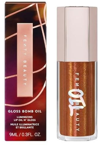 Fenty Beauty Original | by Rihanna | Gloss Bomb Oil - Aceite labial - Brillante y luminoso | 9 mililitros | by BELLA (FRO$TER BUNZ)