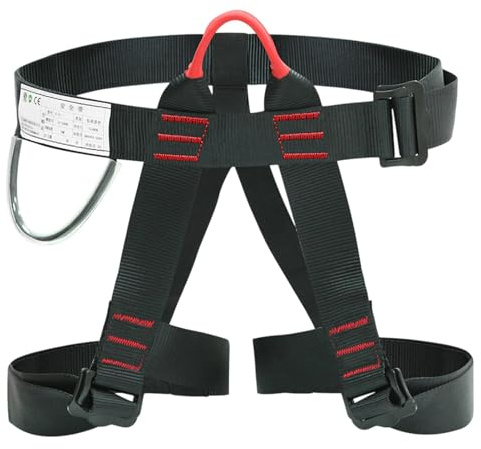 Klettergurt für den halben Körper – Unisex Doppelseil-Abseil-Hüftgurt | Mehrzweck-Outdoor-Ausrüstung, Klettergurt zur Brandrettung