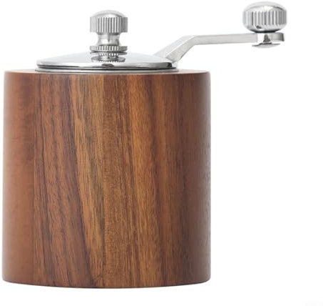 Molinillo de sal y pimienta de madera ajustable para varias especias (S)