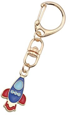 PartyKindom 5 Stück Schmuck Für Schlüsselanhänger Stichworte Zubehör Etiketten Luft Schlüsselbund Souvenir Personalisiert Haken Halter Schlüsselkette Modischer Schlüsselanhänger Orbit Schild