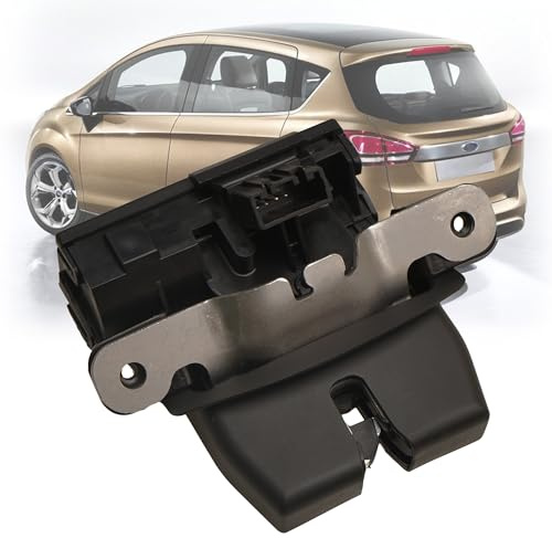 Letgoing Cerradura de puerta de maletero para Fo-rd Fiesta MK6 2008-2017 B-Max 2012-2017 1761865 8A61A442A66BE DK5162310D Accesorios de reparación y reemplazo