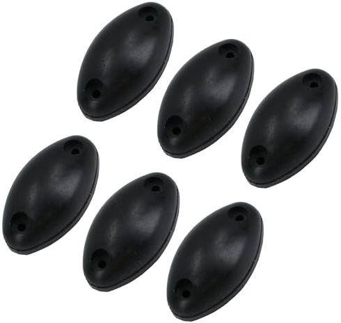 22mm Stand Off Oval Rubber Buffer Bumper Stop for Horse Box Trailers 6pc