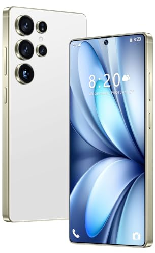 5G Smartphone S26 Ultra, 16GB 1TB, Batería De 8000 MAh, Android 14, Cámara Impermeable De 72MP 108MP, Pantalla De 7,3 Pulgadas, Desbloqueado Para Exteriores, Ranura Para 3 Tarjetas,White-7.3 Inch