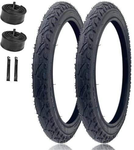 2PCS 700x35/38/42/45/50C Fahrradreifen- Und Schlauch-Sets Mit Zwei Hebeln 700 35/38/42/45/50C Rennradreifen Pannenschutz Fahrradzubehör Für Rennräder Und City-Commuter(700x42c)