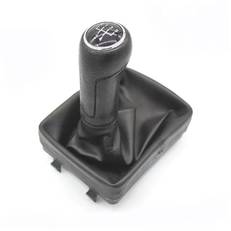 Schalthebel Schaltkopf Für VW Für Polo Für 9N 9N2 2002-2009 Leder Schaltknauf Hebel Shifter Gamasche Boot Case Schalthebel