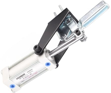 Aolidsive Cylinder Pneumatic Hold Down Clamp, 32mm Internal Diameter Air Toggle Clamp with 500lbs Clamping Force for Industry Machining