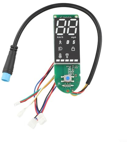 Para Xiaomi para M365 1S Pro 2 Panel de control de scooter eléctrico con tablero de protección, kit de reemplazo de tablero de instrumentos de interruptor con tornillos y herramientas, cubierta de