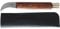 Windmühlenmesser Pilzpflückmesser 4,6cm + Etui Pflaume