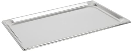 Bourgeat Stainless Steel 1/1 GN Gastronorm Pan 20mm, 3Ltr Capacity | Fits standard professional ovens and prep stations; nests easily to save valuable storage space in commercial kitchens.
