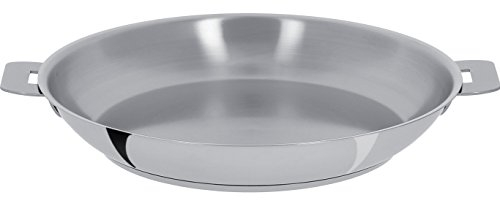 Cristel - P22Q- Poêle inox 22cm sans poignée amovible - Collection Mutine.