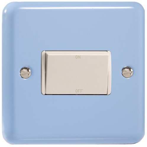 Varilight 10A Fan Isolating Switch (3 Pole) Duck Egg Blue