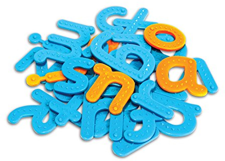 Learning Resources Tactile Letters - Set Age 3+ of 26, Speech Therapy Toy, Kids Alphabet, Classroom and Home Learning, Self Checking Letters, Messy Play Learning