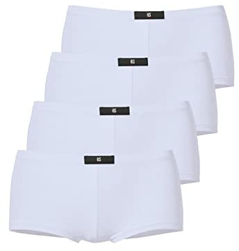 H.I.S Damen Panty im 4er Pack, weiß