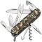 Victorinox Climber Couteau de Poche Suisse, Léger, Multitool, 14 Fonctions, Tire Bouchon, Lame, Ouvre Boite, Camouflage