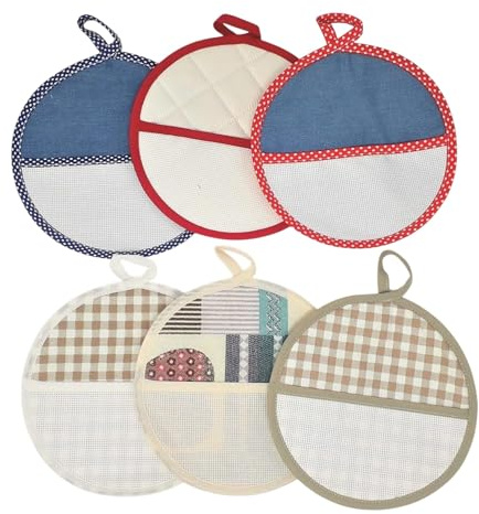 PRESINE TONDE 18X18 CM Confezione da 6 Pezzi ASSORTITE