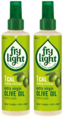 Frylight Extra Virgin Olive Oil Cooking Spray 2x 190ml (380ml) - 1 Cal. per Spray!