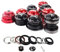JESSICA 44-44 mm 1-1/8 gewindelose doppelt abgedichtete MTB-Kugellager, leichtes Headset, passend für Mountainbike, Rennrad, gerader Rohrrahmen, Gabel, Sternmutter oben Kappe