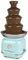 Nostalgia 4 Tier Electric Chocolate Fondue Fountain Machine for Parties - Melts Cheese, Queso, Candy, and Liqueur - Dip Strawberries, Apple Wedges, Vegetables, and More - 32-Ounce - Aqua