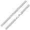 Materia Herren Armband Panzerkette Silber 925 Panzerarmband 21cm flach 6mm breit SA-63-21
