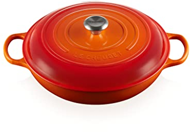 Le Creuset Signature Feuerschale aus emailliertem Gusseisen, 2,7 l, Flamme