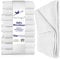 Moon 10er Pack Microfaser, Friseur, Handtücher, Salonhandtücher, ca. 50x90 cm von Floringo mit saugstarker Oberfläche (weiß)