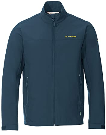 VAUDE Herren Mens Hurricane Jacket Iv, Dark Sea/yellow, L EU