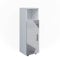 Vicco Midischrank Irma, Badmöbel, Weiß Hochglanz mit Einsätzen, 30 x 95 cm