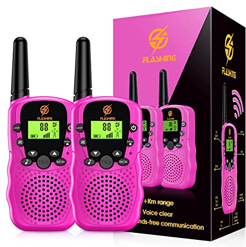 Tesoyzii Spielzeug ab 3 4 5 6 7 8 Jahre Mädchen, Walkie Talkie Kinder Geschenke Mädchen 3-12 Jahre Weihnachten Geschenke für Kinder Draußen Walki Talki Kinderspielzeug ab 3-6 Jahre Spiele 3-12 Jahre