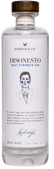 DISONESTO Navy Strength Gin 50 cl Gin Artigianale Italiano vol. 58% AMPOLLA D'ORO 2023 E 2024