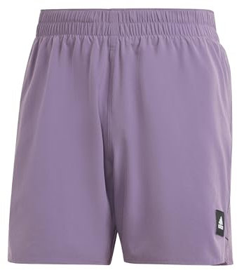 adidas Uomo Versatile Swim Shorts, Shadow Violet/Black, XS