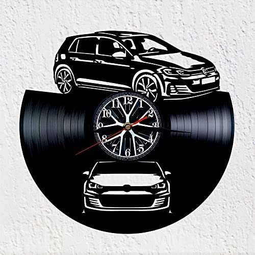 Viny Woody Wanduhr mit Schallplatte aus Vinyl beliebtes deutsches Schnellauto