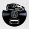 Viny Woody Wanduhr mit Schallplatte aus Vinyl beliebtes deutsches Schnellauto