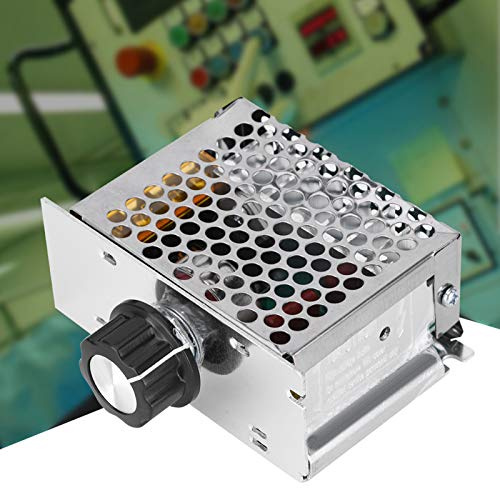 Voltag4000W AC Spannungsregler 220V Dimmer Elektromotor Drehzahlregler 230V 4000W 11×10×5 4000W AC Spannungsregler 220V Dimmer Elektromotor Drehzahl-Temperaturregler