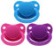 CutiePlusU Erwachsene Größe Schnuller große Schild 3 Pack - Marineblau, Dunkelrosa, Tiefes Violett