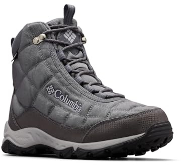 Columbia Herren Firecamp Boot Wanderschuh, 2024 Titanium Grey Steel/Graphite, 42 EU