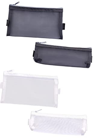 MAGICLULU 4stücke Bleistifttasche Aus Hochwertigem Gazematerial Tragbar Und Verschleißfest Für Schreibwaren-organisation Passt in Ranzen Rucksäcke Und Taschen Für Alltag