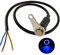 Gebildet Universale 5A/12V Momentaneo Acciaio Inossidabile LED Blu Interruttore Moto ON-OFF Manubrio Supporto Regolabile Interruttori Impermeabili Pulsante