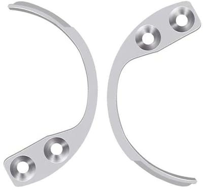 2 herramientas especiales portátiles de acero inoxidable, ganchos de metal de acero inoxidable, accesorios de herramientas de supermercado, accesorios de herramientas de ropa (plateado)