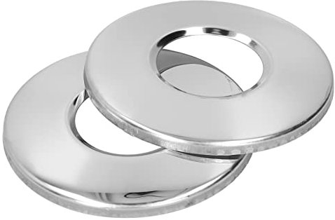Poolleiter-Abdeckung, Poolleiter-Rosette, Poolleiter-Rosettenplatte, Edelstahl, Schwimmbadleiter, Rosetten-Abdeckplatten für 4,2 cm Leiterrohr, 2 Stück Poolleiter