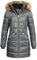 Geographical Norway Damen Winterjacke Debby Darkgrey XL