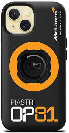 Quad Lock MAG Case - iPhone 15 - Oscar Piastri Black