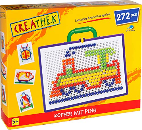 Steck-Mosaik-Koffer, 2-fach sortiert 150 oder 270-teilig