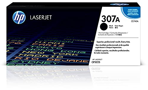 HP 307A (CE740A) Schwarz Original Toner für HP Color Laserjet Pro CP5225