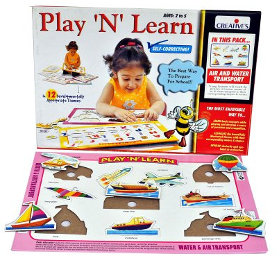 Creative Educational Early Years Play and Learn Water/Air Transport