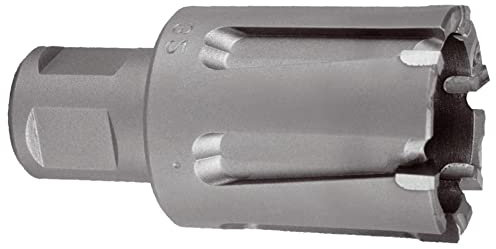 RUKO 1081520 - Broca hueca, dientes metal duro, vástago Weldon, para vías de tren (20 mm)