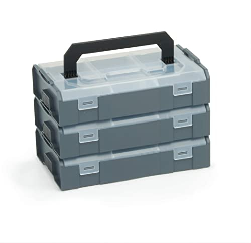 Bosch Sortimo L-BOXX Mini | Ensemble 3 Pièces | Variations - Anthracite