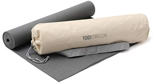 Yoga-Set Starter Edition (yogamatte + Yogatasche) Graphit